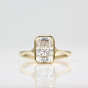 5.00 CT Radiant Cut Moissanite Valentine Ring Mapple Gems
